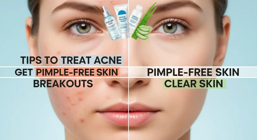 Tips to Treat Acne and Get Pimple free Skin